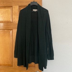 Loft cardigan size Large, green